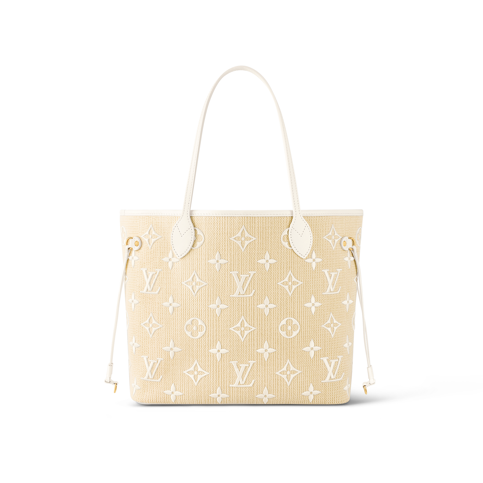 White louis discount vuitton bag neverfull